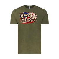 Vintage Olive 4th of July 1776 Vintage Tee - Neo Western