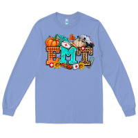Colony Blue emt with fall Long Sleeve Tee - AdoDesignShop