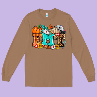 Emt With Fall Long Sleeve Tee Designed By Adodesignshop