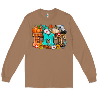 Toasted Coconut emt with fall Long Sleeve Tee - AdoDesignShop