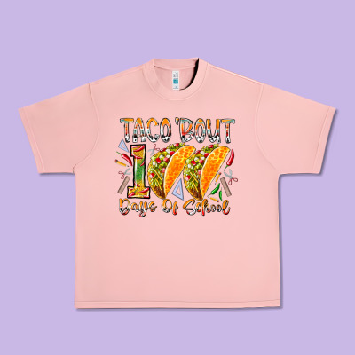 Taco Bout 100 Days Of School Urban Heavy Tee Designed By Racoondesign