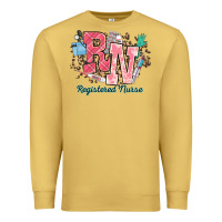 Antique Gold rn registered nurse western Premium Sweatshirt - NancyCooperArtShop