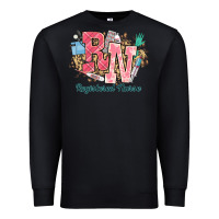 Black rn registered nurse western Premium Sweatshirt - NancyCooperArtShop