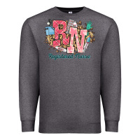 Charcoal Heather rn registered nurse western Premium Sweatshirt - NancyCooperArtShop