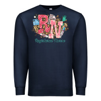 Navy rn registered nurse western Premium Sweatshirt - NancyCooperArtShop