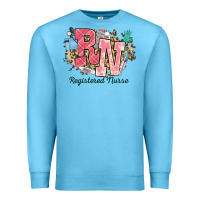 Ocean Blue rn registered nurse western Premium Sweatshirt - NancyCooperArtShop