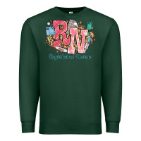 Sports Green rn registered nurse western Premium Sweatshirt - NancyCooperArtShop