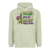 Matcha mardi gras parades beads french quarter beignets k Heavyweight Hoodie - MaliasSmallBusiness