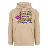 Mushroom mardi gras parades beads french quarter beignets k Heavyweight Hoodie - MaliasSmallBusiness