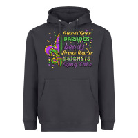 Smoke mardi gras parades beads french quarter beignets k Heavyweight Hoodie - MaliasSmallBusiness