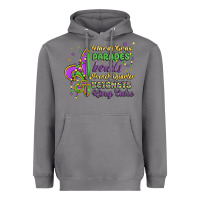 Storm mardi gras parades beads french quarter beignets k Heavyweight Hoodie - MaliasSmallBusiness