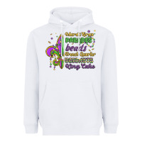 White mardi gras parades beads french quarter beignets k Heavyweight Hoodie - MaliasSmallBusiness