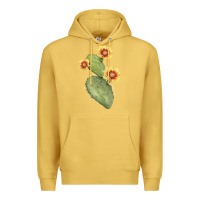 Antique Gold Opuntia Phaeacantha Cactus Premium Hoodie - LillyAllenDesigns