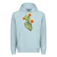 Blue Mist Opuntia Phaeacantha Cactus Premium Hoodie - LillyAllenDesigns