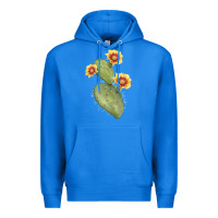 True Royal Opuntia Phaeacantha Cactus Premium Hoodie - LillyAllenDesigns