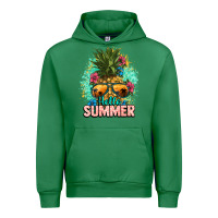 Emerald Hello summer pineapple Urban Hoodie - NancyCooperArtShop
