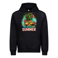 Foreset Green Hello summer pineapple Urban Hoodie - NancyCooperArtShop