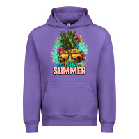 Tulip Hello summer pineapple Urban Hoodie - NancyCooperArtShop