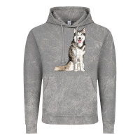 Cloud Rock husky Vintage Hoodie - RanaPortraitStore