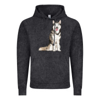 Vintage Black husky Vintage Hoodie - RanaPortraitStore