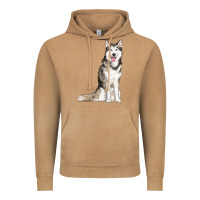 Vintage Camel husky Vintage Hoodie - RanaPortraitStore