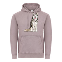 Vintage Zinc husky Vintage Hoodie - RanaPortraitStore