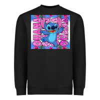 Black stitch ohana Heavyweight Sweatshirt - Zillion Design Studio