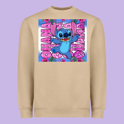Stitch Ohana Heavyweight Sweatshirt Designed By Zillion Design Studio