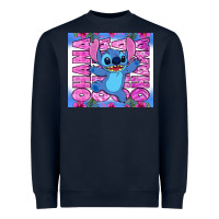 Navy stitch ohana Heavyweight Sweatshirt - Zillion Design Studio