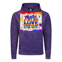 Cloud Purple more love less hate tumbler Vintage Hoodie - JahusDesignShop
