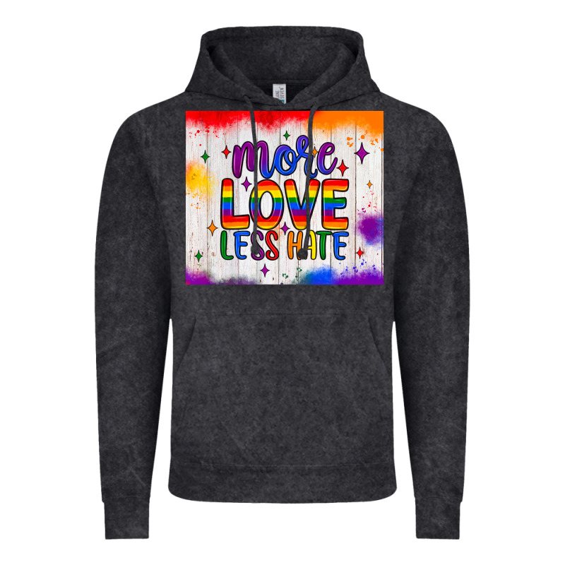 More Love Less Hate Tumbler Vintage Hoodie by JahusDesignShop | Teevron