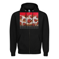 Black ladybug tumbler Zipper Hoodie - BarkalooDesign