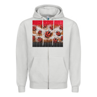 Dove Grey ladybug tumbler Zipper Hoodie - BarkalooDesign