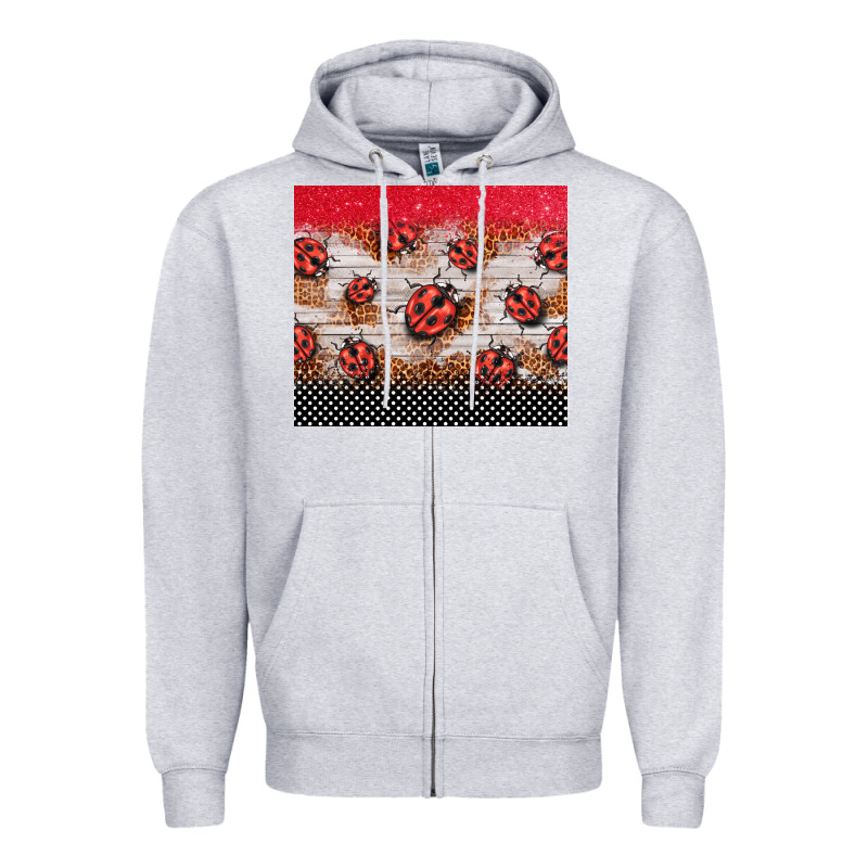 Ladybug Tumbler Zipper Hoodie by BarkalooDesign | Teevron