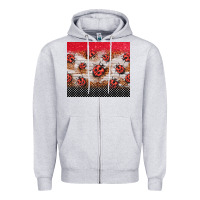 Heather Grey ladybug tumbler Zipper Hoodie - BarkalooDesign