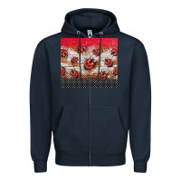 Navy ladybug tumbler Zipper Hoodie - BarkalooDesign