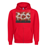 Red ladybug tumbler Zipper Hoodie - BarkalooDesign