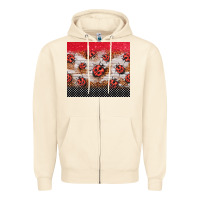 Sandshell ladybug tumbler Zipper Hoodie - BarkalooDesign