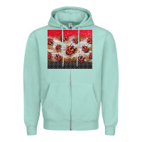 Seafoam ladybug tumbler Zipper Hoodie - BarkalooDesign