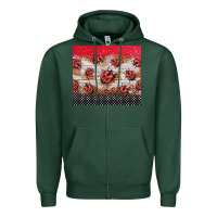 Sports Green ladybug tumbler Zipper Hoodie - BarkalooDesign