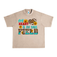 French Oak my heart is on that field american football Urban Heavy Tee - HRA Design Shop