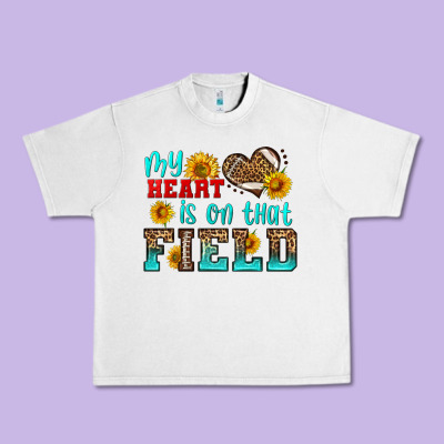 My Heart Is On That Field American Football Urban Heavy Tee Designed By Hra Design Shop