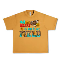 Peanut Butter my heart is on that field american football Urban Heavy Tee - HRA Design Shop