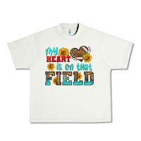 Pistachio my heart is on that field american football Urban Heavy Tee - HRA Design Shop