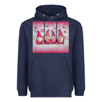 Navy valentine's day gnomes Heavyweight Hoodie - MaliasSmallBusiness