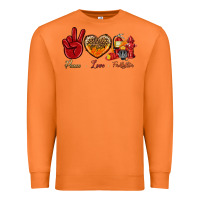 Carrot peace love firefighter Premium Sweatshirt - NancyCooperArtShop