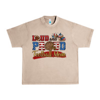 French Oak loud and proud football mom Urban Heavy Tee - HRA Design Shop