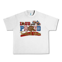 Lunar Rock loud and proud football mom Urban Heavy Tee - HRA Design Shop