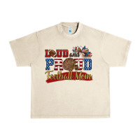 Sandshell loud and proud football mom Urban Heavy Tee - HRA Design Shop