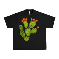 Black cactus Urban Heavy Tee - BarkalooDesign